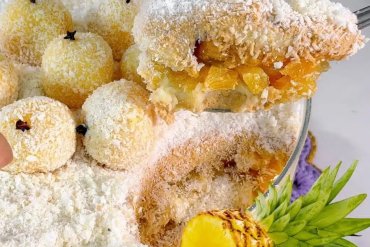 Torta cremosa de abacaxi 