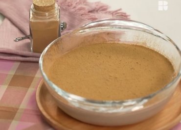 Mousse de chocolate com canela